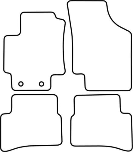 Mattenset Kia Rio 2005 - 2011
