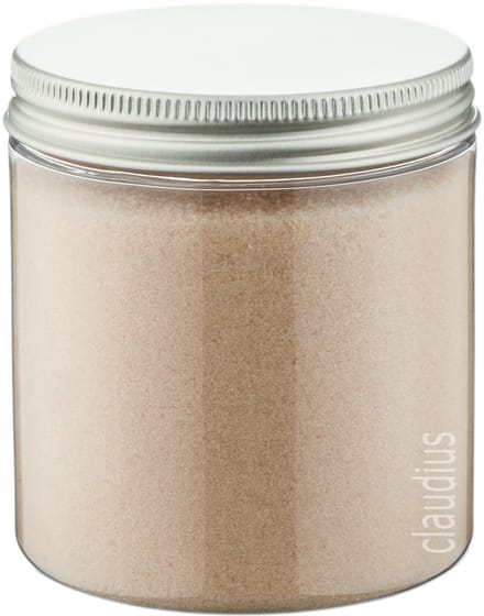 Scrubzout Amandel 300 gram - Pot met aluminium deksel - set van 6 stuks - Hydraterende Lichaamsscrub