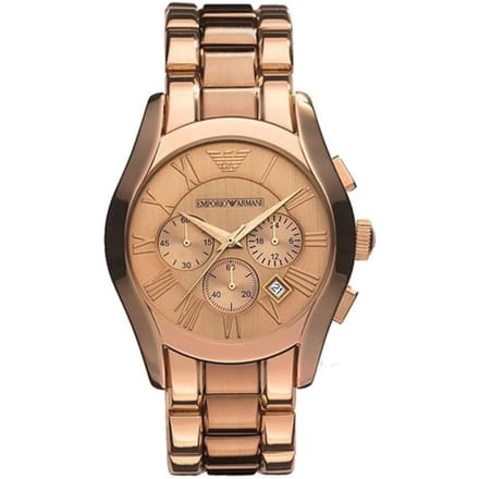 Emporio Armani AR0365 Roségoud Chronograaf Herenhorloge