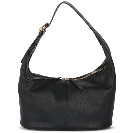 COCCINELLE Leren Schoudertas Fernanda Shoulder Bag Noir Zwart