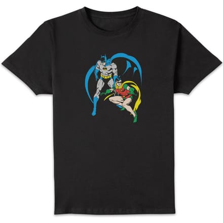 DC Batman & Robin Men's T-Shirt - Black - S