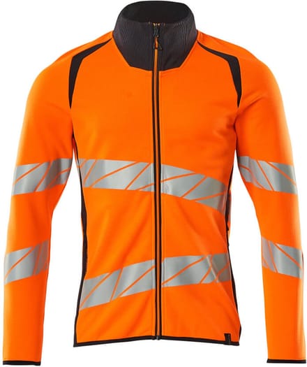 Mascot Accelerate Safe Sweatshirt met rits 19184-781 - hi-vis oranje/donkermarine - XL