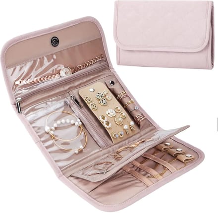 Sieraden organizer - Reizen - Sieradenetui - Poederroze