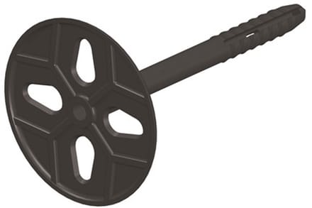 Uni Flexplug Zwart Nylon 8X100 Iso 40-60 V/Ank 4Mm - 250 stuks