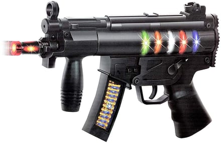 MP5K speelgoedpistool - led lichtje - schietgeluid - tril effect - 32CM - incl. batterij - speelgoedgeweer