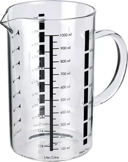 Kuchen Profi - Maatbekers - Glas - 1L