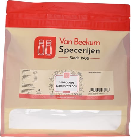 Van Beekum Specerijen - Gedroogde Glucosestroop - 1 KG (hersluitbare stazak)