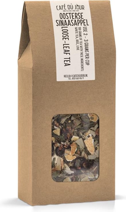 Oosterse Sinaasappel - groene thee 100 gram - Café du Jour losse thee