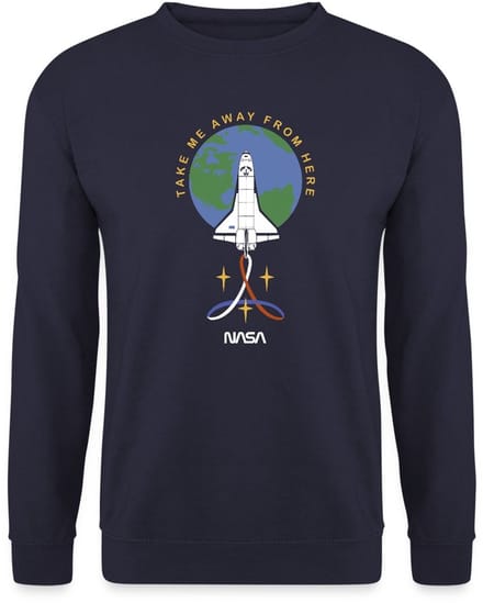 NASA Take Me Away From Here Sweater Heren