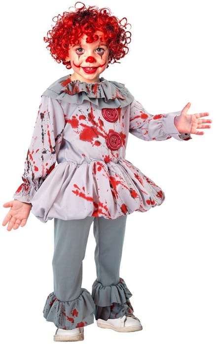 Vintage killer clown kostuum Guus kinderen