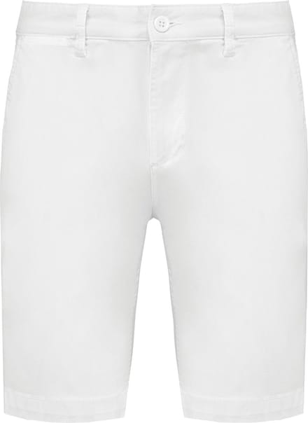 Kariban Heren chino bermudashorts K750 - White - 44 NL (38 FR)
