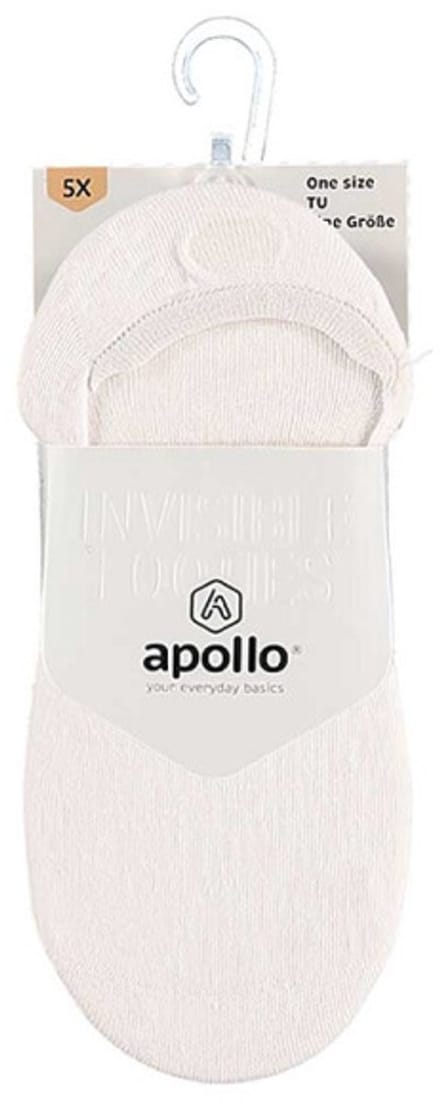 Apollo Unisex No-Show Sokken - Wit - Maat 36-41