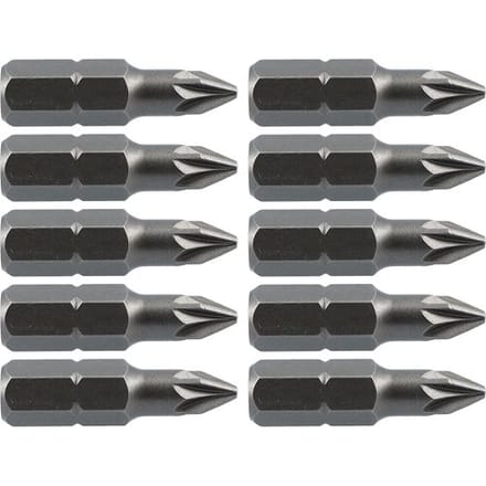 Labor schroefbit PZ2x25mm (10 Stuks)