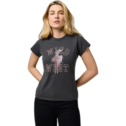 Dames-T-shirt Wrangler Shrunken