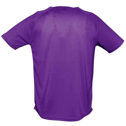 SOLS Heren Sportief Raglan T-shirt (Donkerpaars)