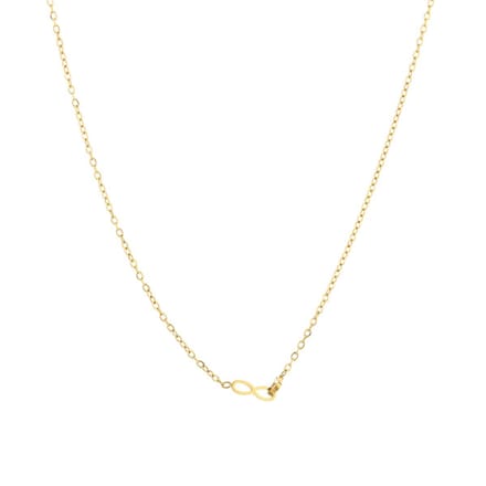 Bijoutheek Ketting infinity hart goud JE13702