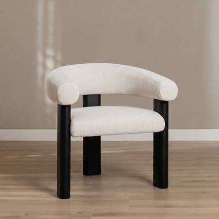 Bronx71® Fauteuil Naomi linnen off white