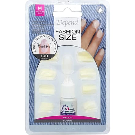 Depend Fashion Size Medium Nails 100 st