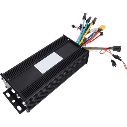 Elektrische Fiets Controller 36V 48V 52V 45A 3 Modi Sinusgolf Borstelloze Motor Controller black