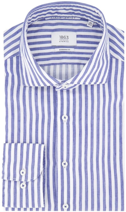 Eterna business overhemd blauw