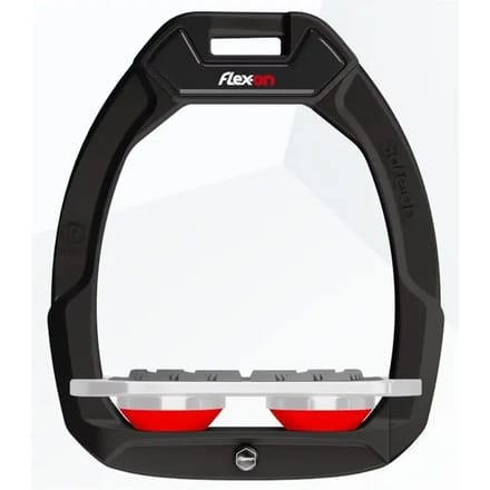 Veiligheidseisen voor het rijden Plat Grip Zwart/Grijs/Rood Flex-On Safe-On