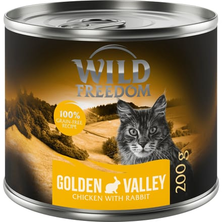 200g Golden Valley Kip & Konijn Wild Freedom Kattenvoer