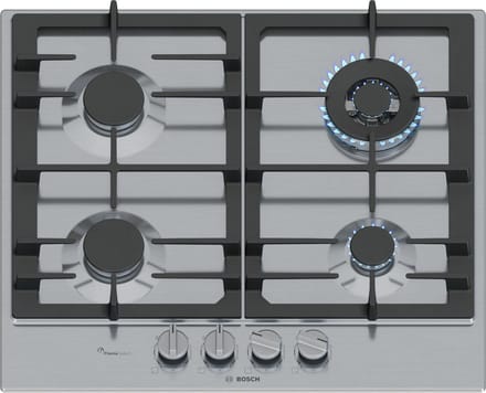 Bosch Serie 6 - Inbouw Gaskookplaat - 4-Pits - Roestvrij Staal