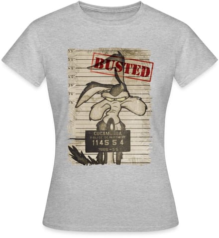 Looney Tunes Wile E. Coyote Busted T-Shirt Dames