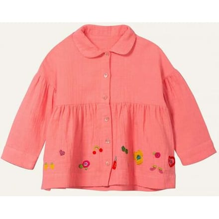 Oilily Blooz Blouse- maat116/6yr Fuchsia Rood
