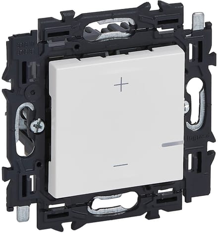 Legrand ecodimmer volledig apparaat met wip 2-draads 125W - Valena Next wit glans (741563A)