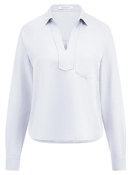 Blouse Van Peter Hahn wit