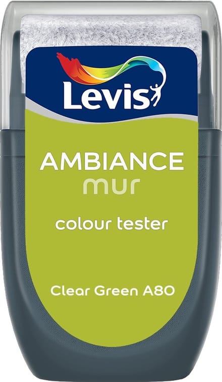 Levis - Muurverf Kleurtester Mat Mix - Clear Green A80 - Mengverf - 30 Ml