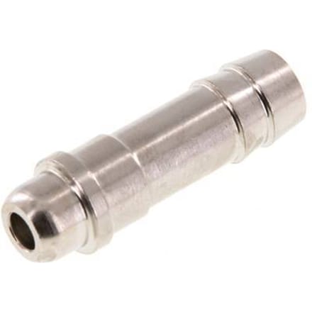 9 mm vernikkeld Messing Slangpilaar zonder Wartelmoer (G1/4'') 15.5mm [5 Stuks]