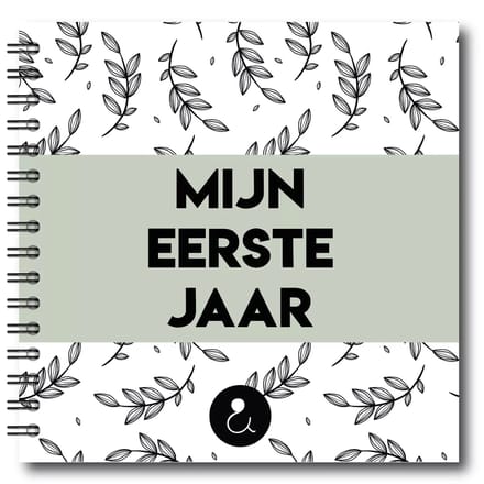 Studio Ins & Outs Babyboek 'Mijn eerste jaar' - Groen