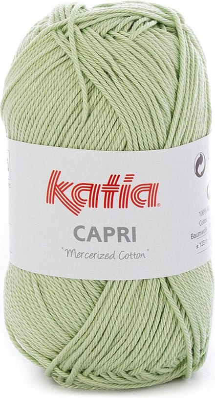 Katia Capri - 82170 zeer lichtgroen - Katoen Garen