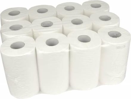 Handdoekrol Mini 1-laags • 12 rollen x 120 m – Professioneel Hygiënepapier