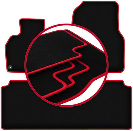 CARLUX-RED automatten voor: Renault Espace IV minivan (2002-2014)