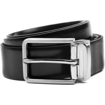 Profuomo Riem Zwart + Bruin - Maat 90 - Heren - Riem formeel