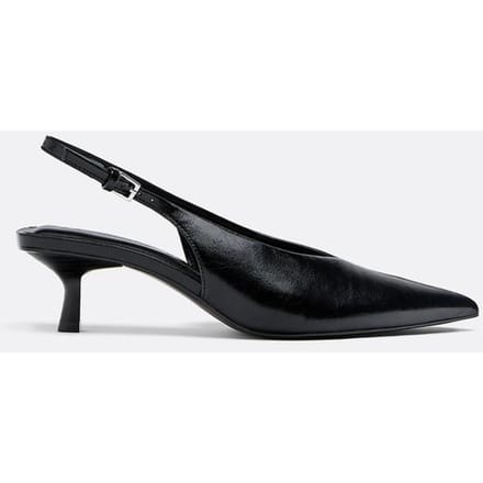 Stradivarius Schoenen met V-hals en kitten heel  Zwart 41