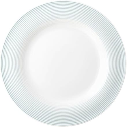(6 stuks) SELTMANN WEIDEN Bord - plat - Ø 300mm - Arctisch blauw Wit / Blauw