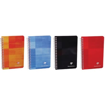 NOTITIEBOEK CLAIREF MATRIS DSP 110X170MM LIJN 90V