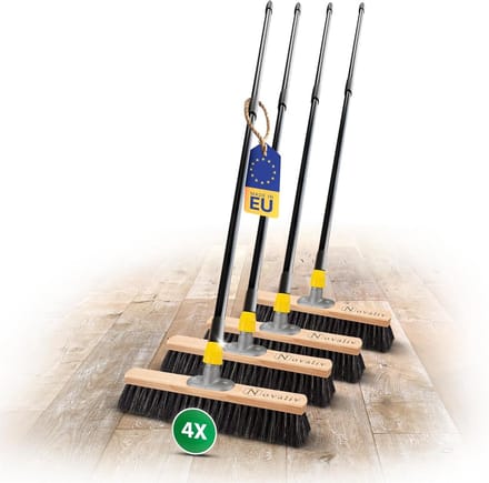 Broom with Telescopic Handle - Versatile Room and Garden Cleaning Broom