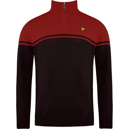 Lyle & Scott Croft Golf Heren Bruine Trui