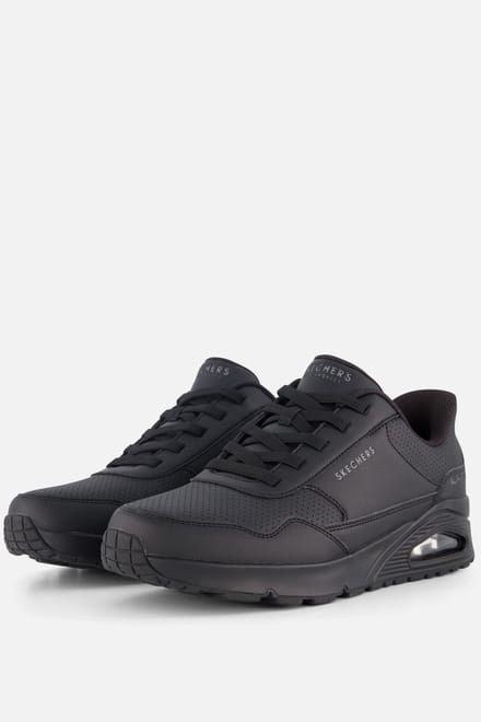 Skechers Slip-ins Uno Instappers zwart Leer - Maat 48 1/2