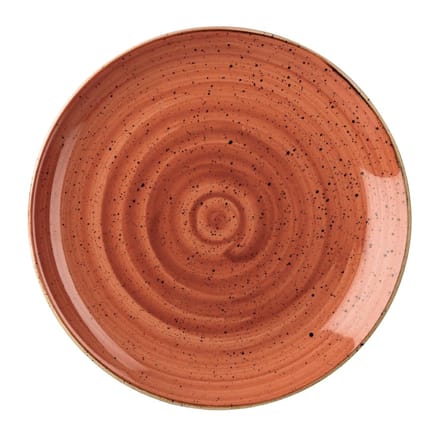Churchill Stonecast Spiced Orange Evolve Coupe Bord 21.7cm (12 stuks)