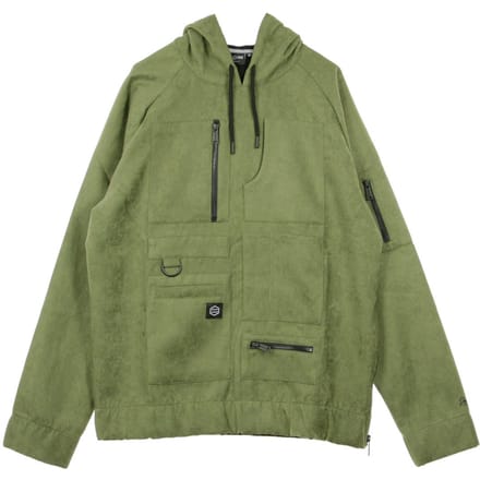 Speciale herenhoodie olijfgroen