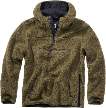 Brandit - Teddyfleece Worker Pullover Jas - 2XL - Groen