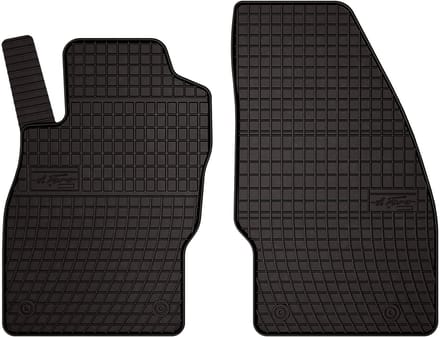 Wielganizator SolidPRO - Auto Rubbermatten - 1e Rij - Opel Corsa E Hatchback - Zwart