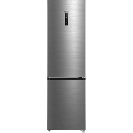 Midea MDRB521MGB02 gecombineerde koel-vriescombinatie energielabel B in roestvrij staal
