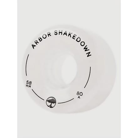Arbor Shakedown 80a 58mm Wheels wit
